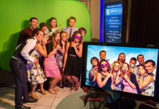 Green-screen at Maryana & Steve's Wedding with Live-view2