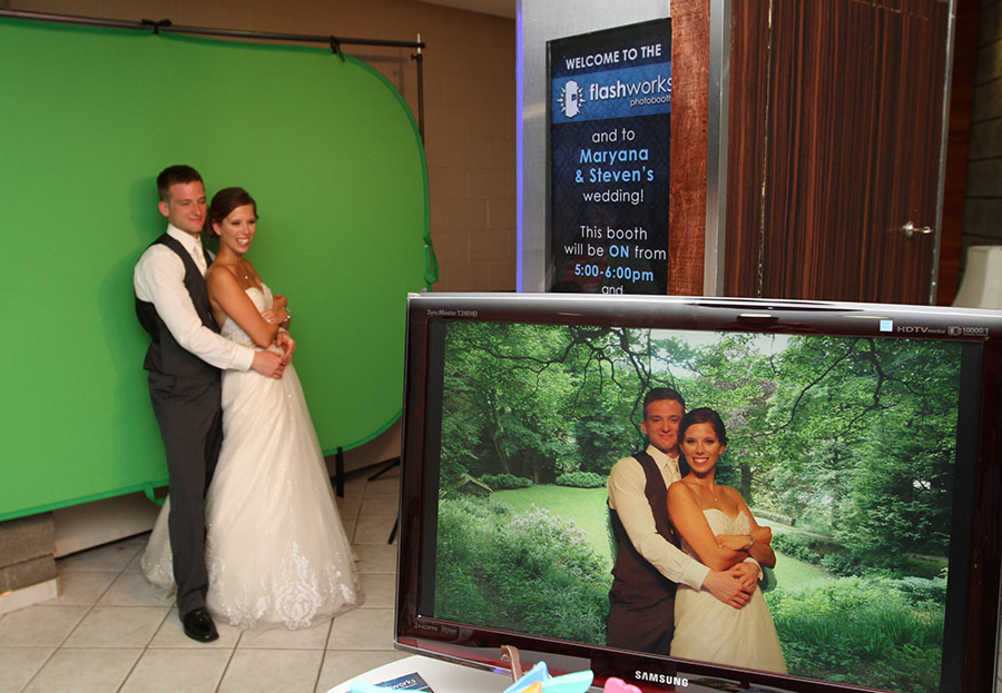 Maryana & Steve Wedding Green-screen