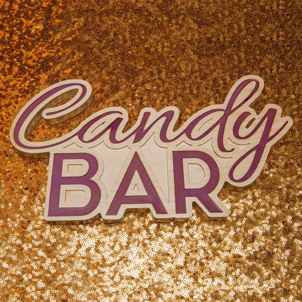 Candy Bar Table Signage