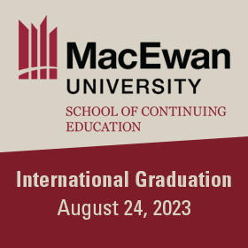 MacEwan School of Continuing Education – International Graduation 2023