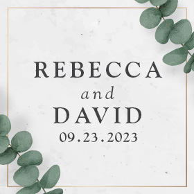 Rebecca & David’s Wedding
