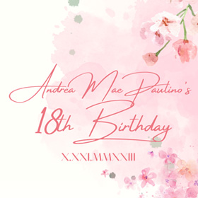 Andrea Mae’s 18th Birthday