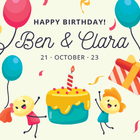 Ben & Clara Birthday